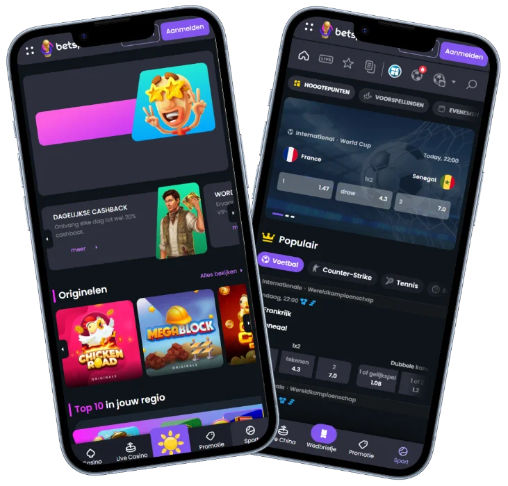 Betspino Casino op je mobiel