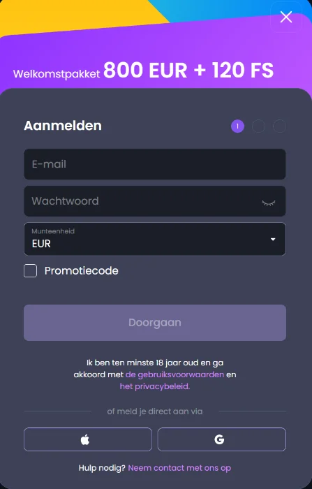 Betspino Casino Registratie en Inloggen