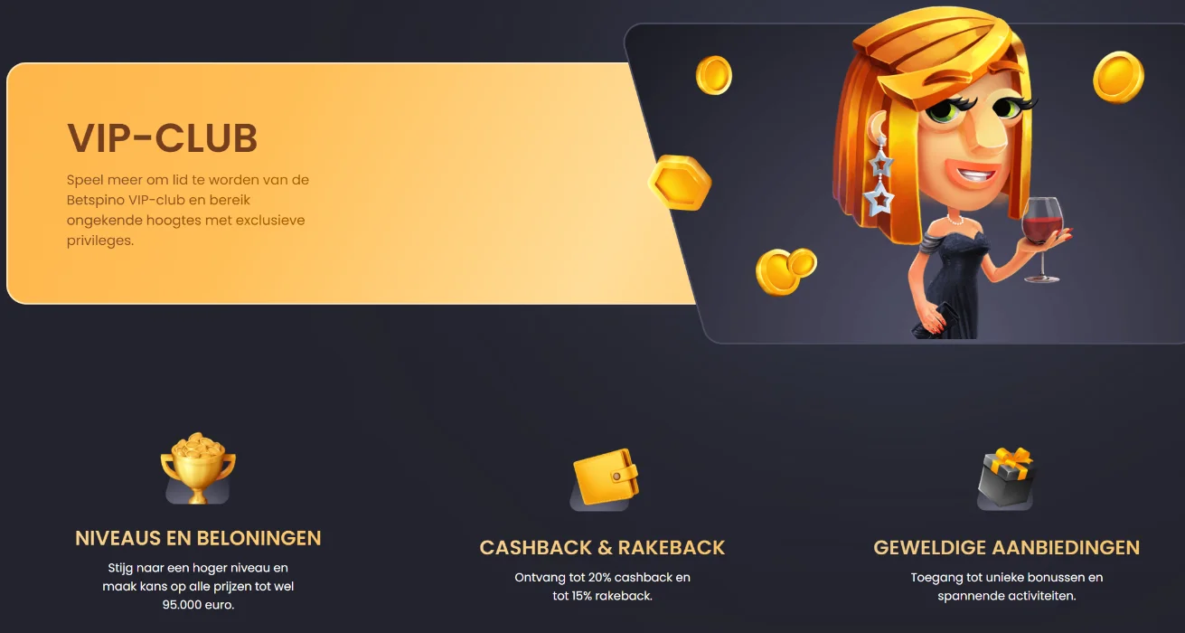 Betspino Casino VIP-Club